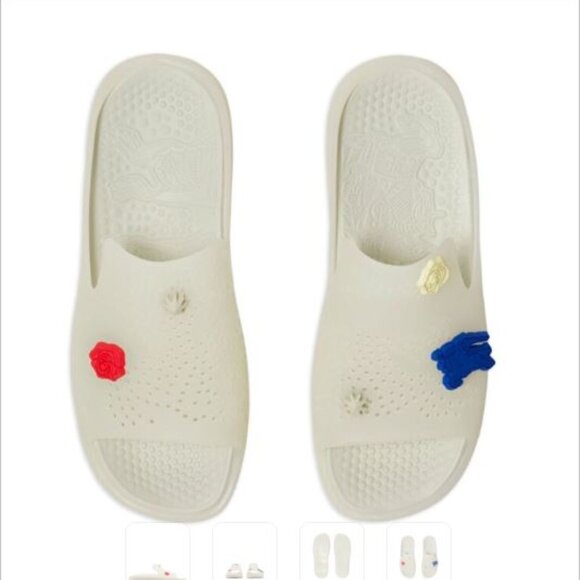 Burberry  Stingray Rubber Flat Slides sz 42 - Picture 4 of 4